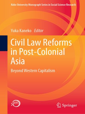 cover image of Civil Law Reforms in Post-Colonial Asia